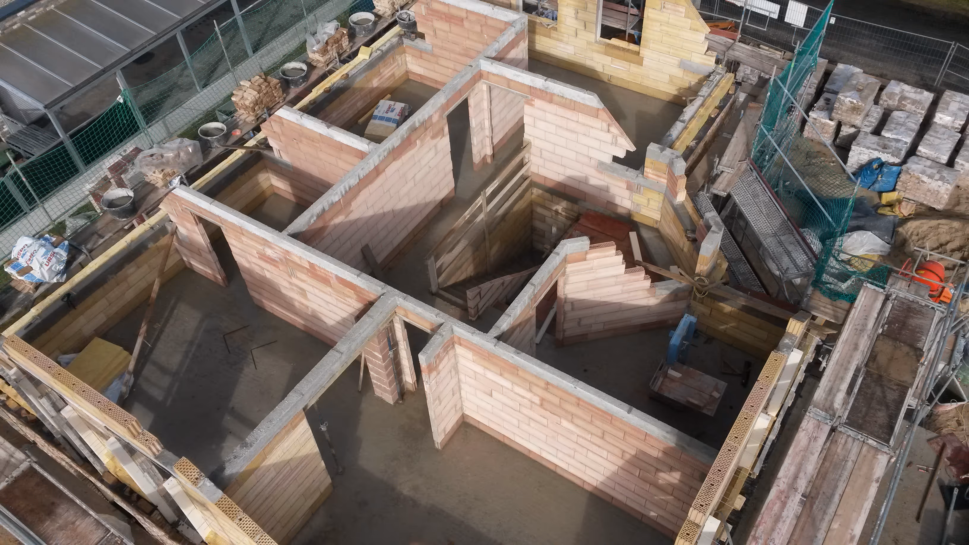 Mauerwerk Baustelle