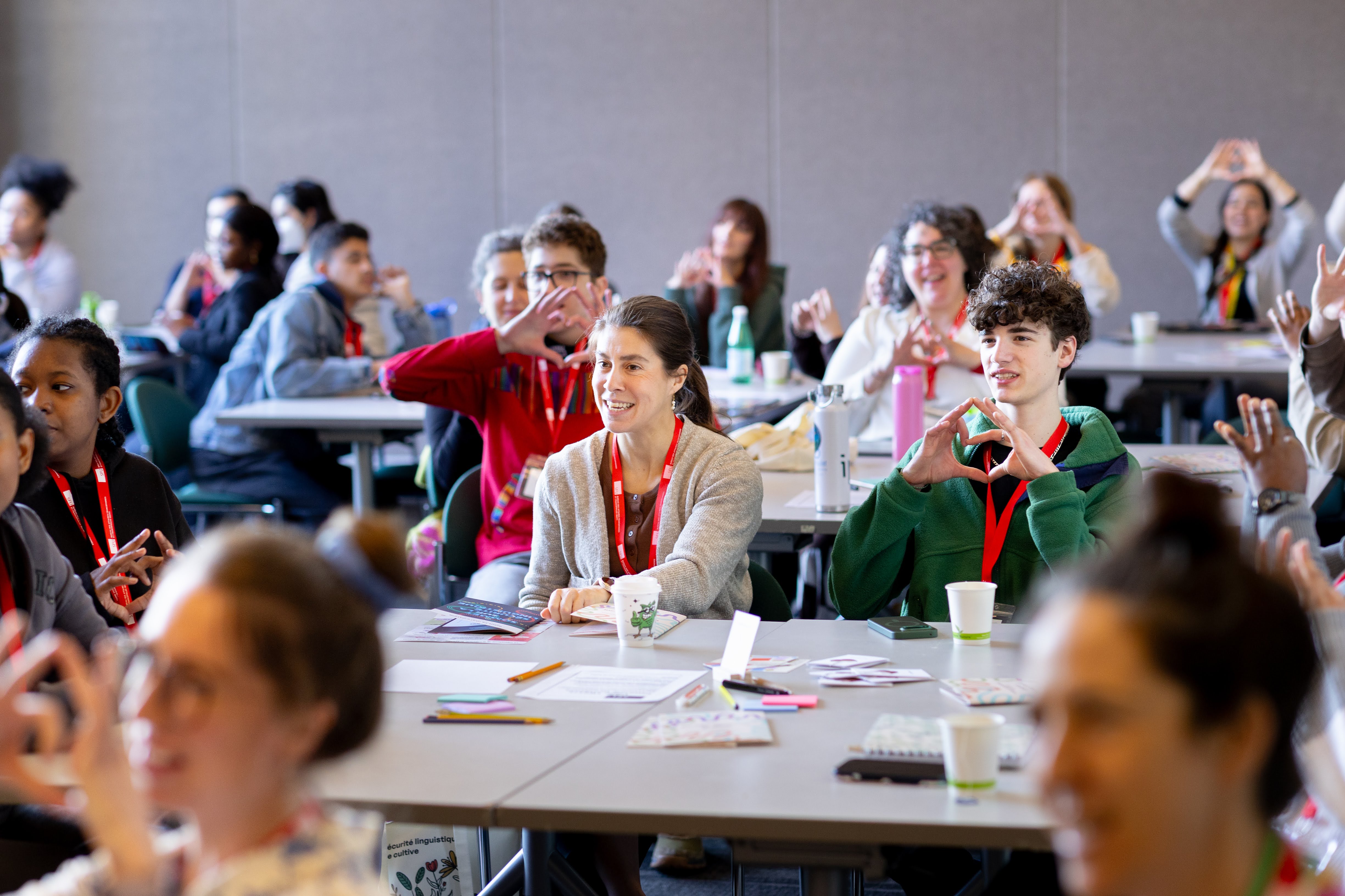 Jeunes participants au Sommet