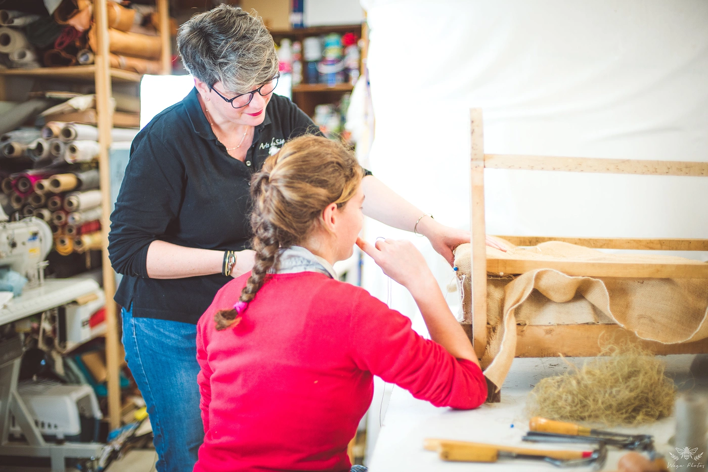 Photographie d'un duo d'artisans