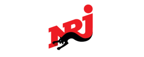 Red NRJ logo, a popular European radio station brand.