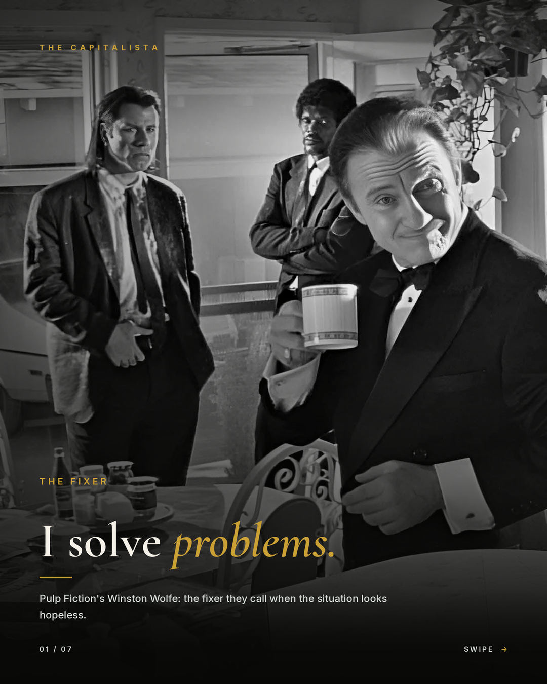 "I Solve Problems": What Pulp Fiction's Winston Wolfe Teaches About Being a Business Fixer