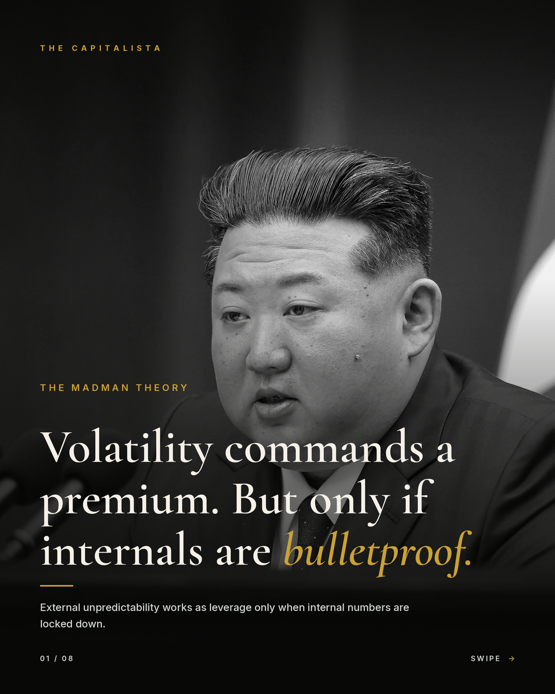 The Madman Theory: Why Unpredictability Only Works If Your Internal Numbers Are Bulletproof