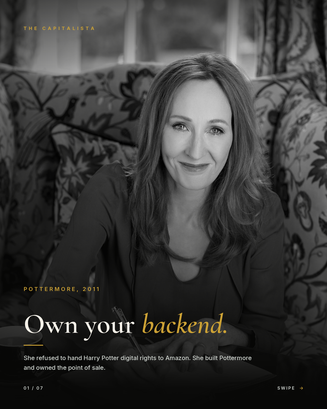 J.K. Rowling Refused to Hand Amazon Her Customers: The Backend Ownership Lesson