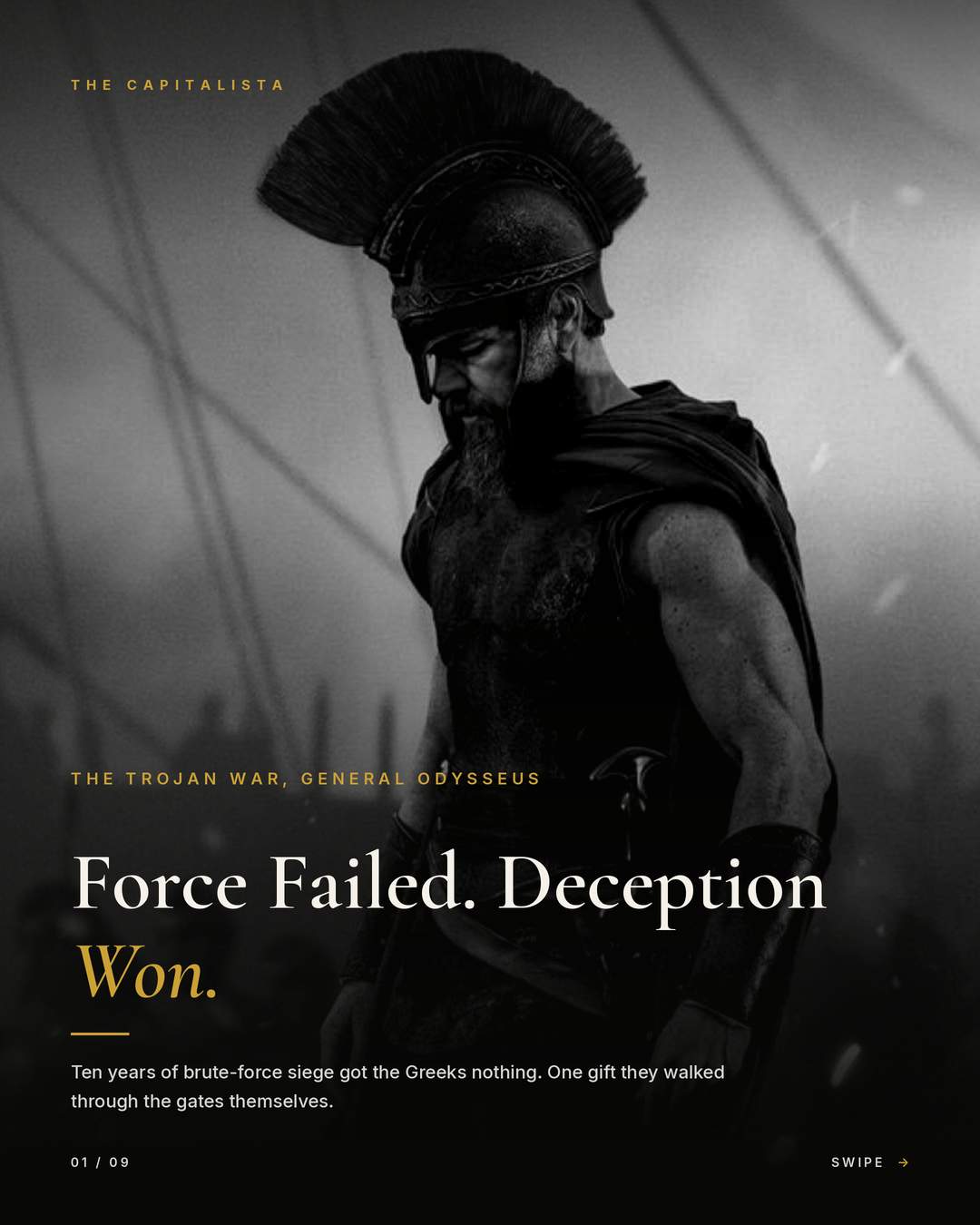 Ten Years of Siege Got the Greeks Nothing. One Gift Got Them Everything.