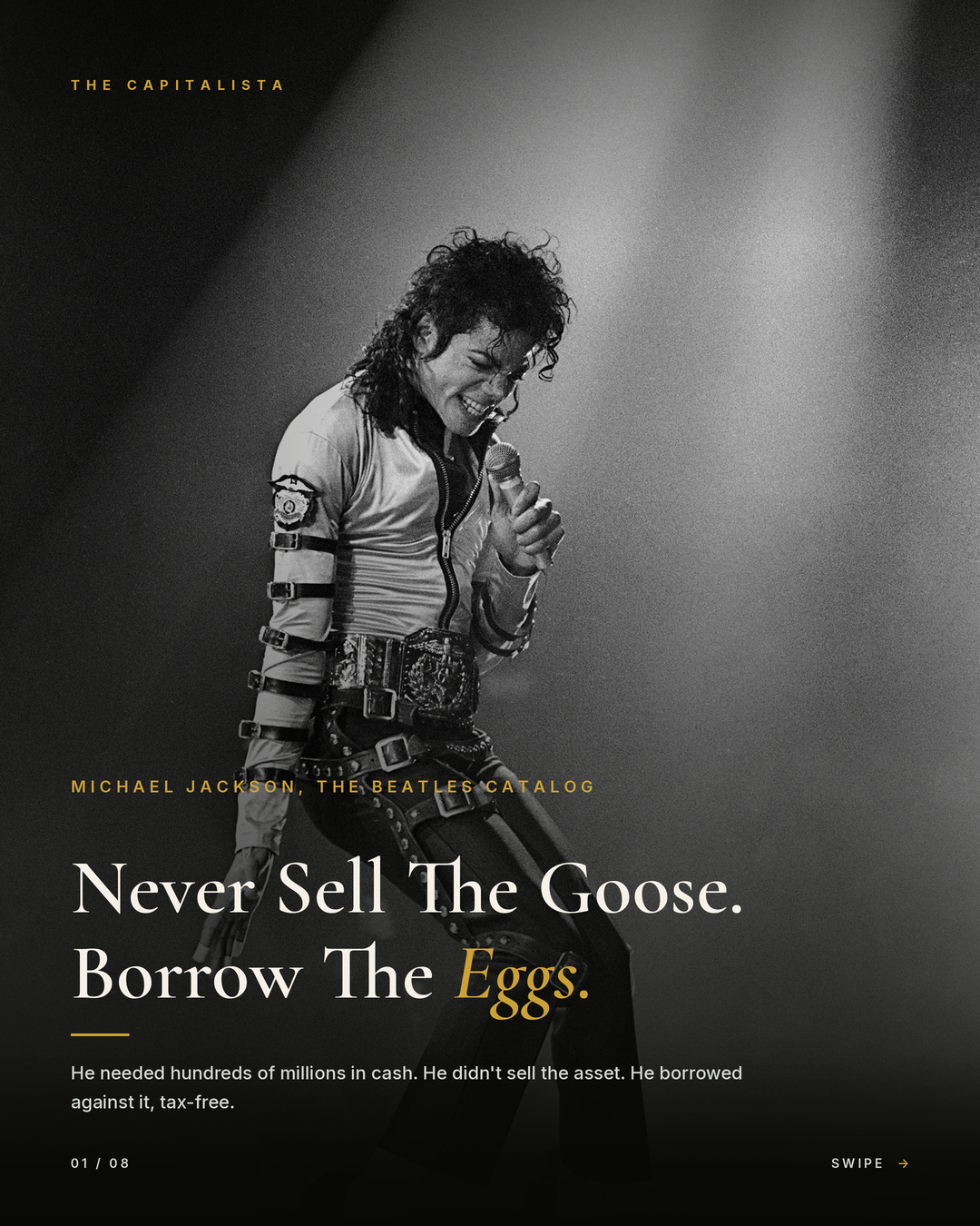 He Needed Hundreds of Millions in Cash. He Didn't Sell a Single Share of the Asset.