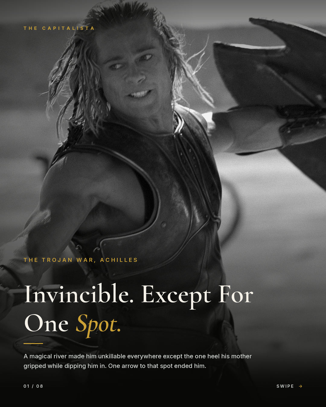 He Was Invincible Everywhere Except One Inch Nobody Ever Checked