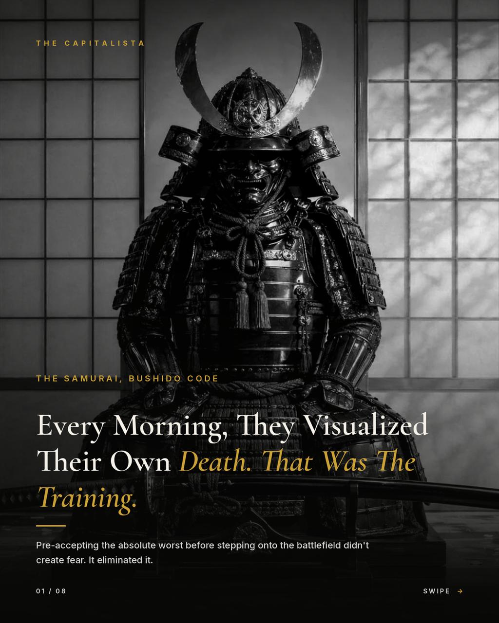 The Premortem: What Samurai Death Meditation Teaches About Fearless Execution
