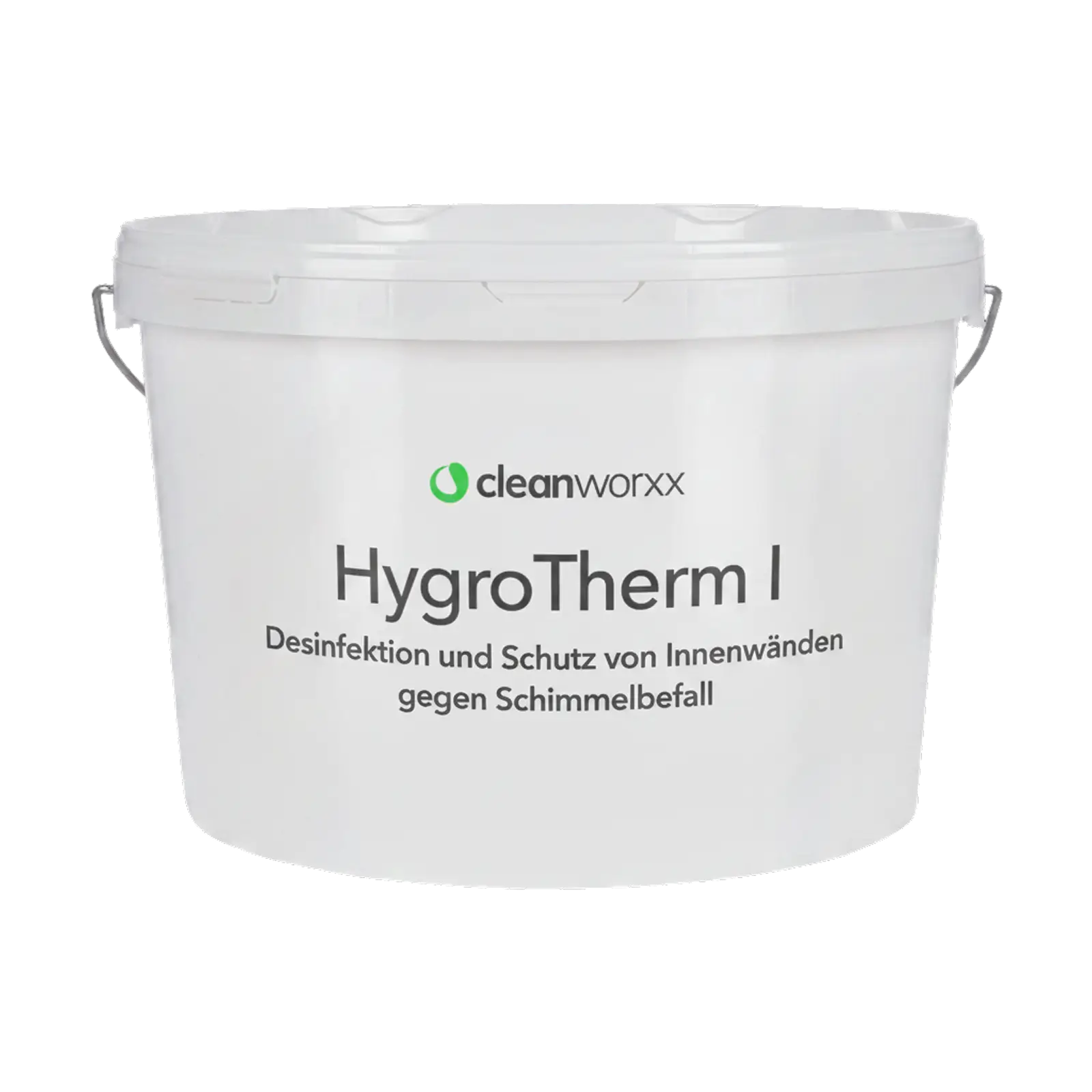 HygroTherm I Produktetikett – Desinfektion und Schutz von Innenwänden gegen Schimmelbefall