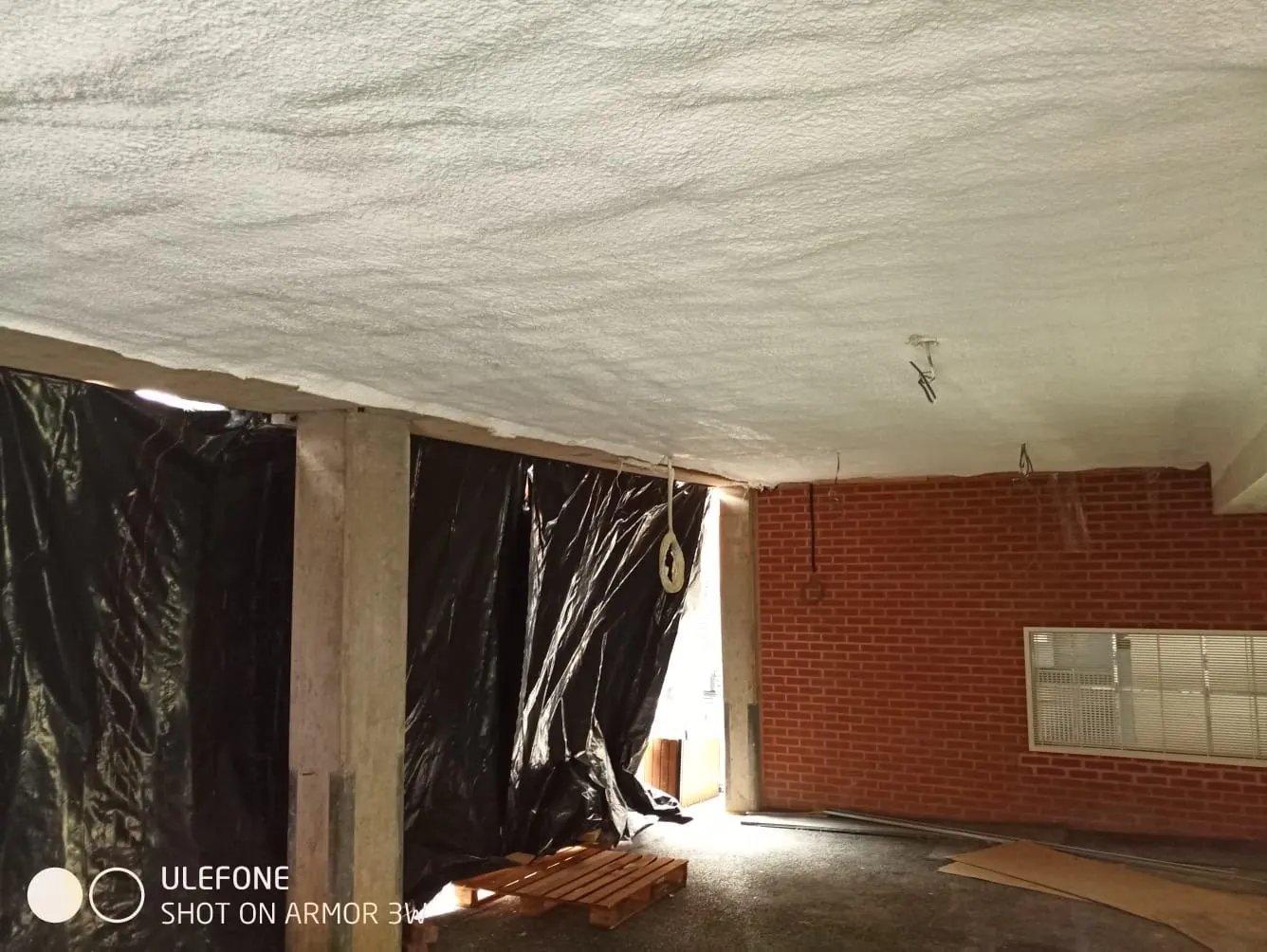 Richmond House, Bournemouth: the car-park soffit after the work.