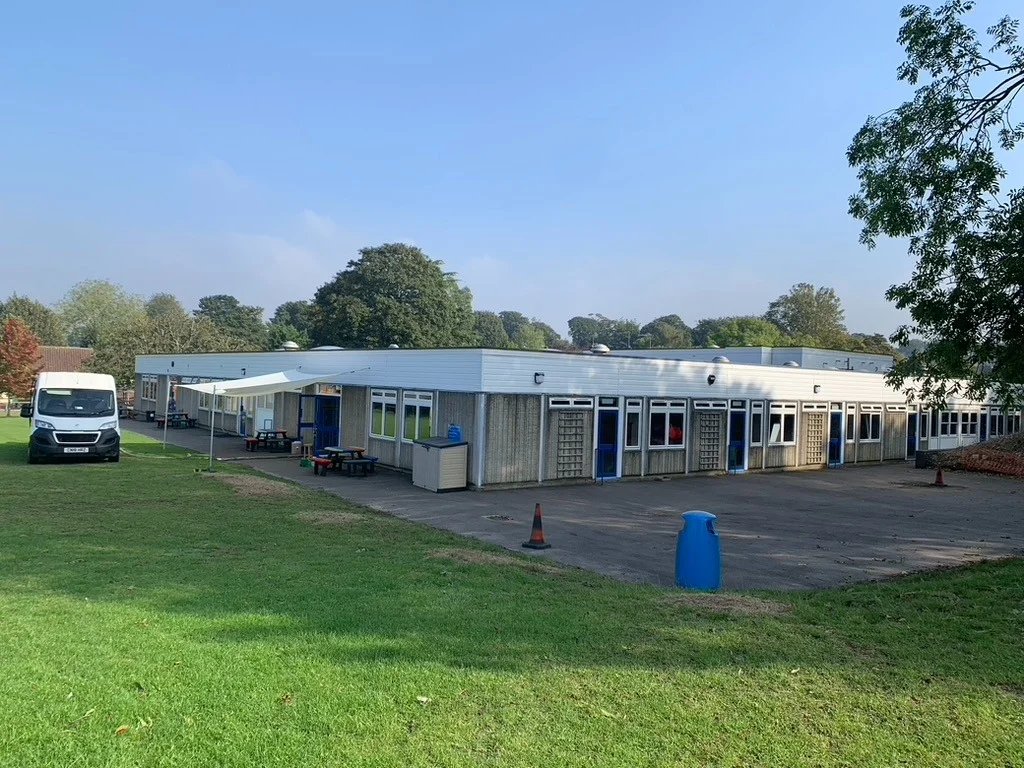 At one of the schools in the Hampshire and Berkshire programme.