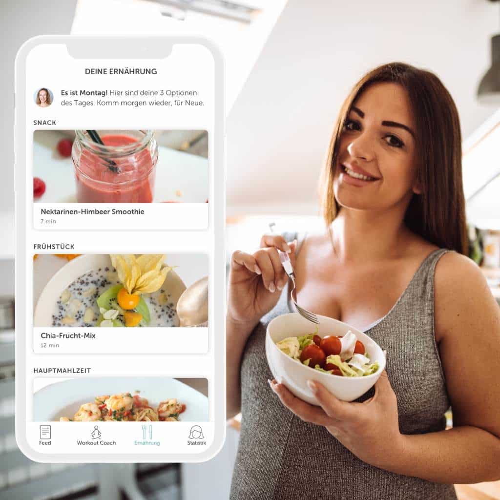 Ernährungs-App für die Schwangerschaft von keleya