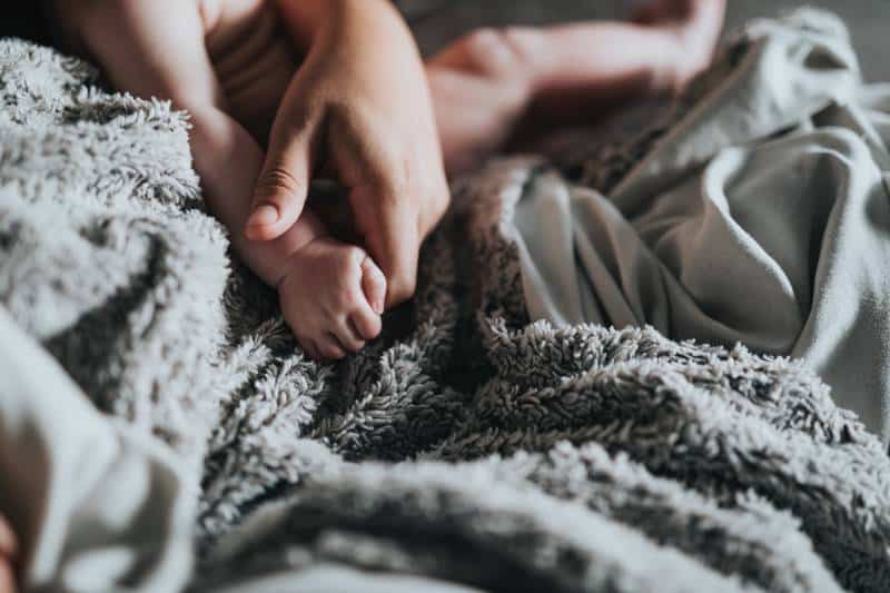 Wochenbett mit Baby