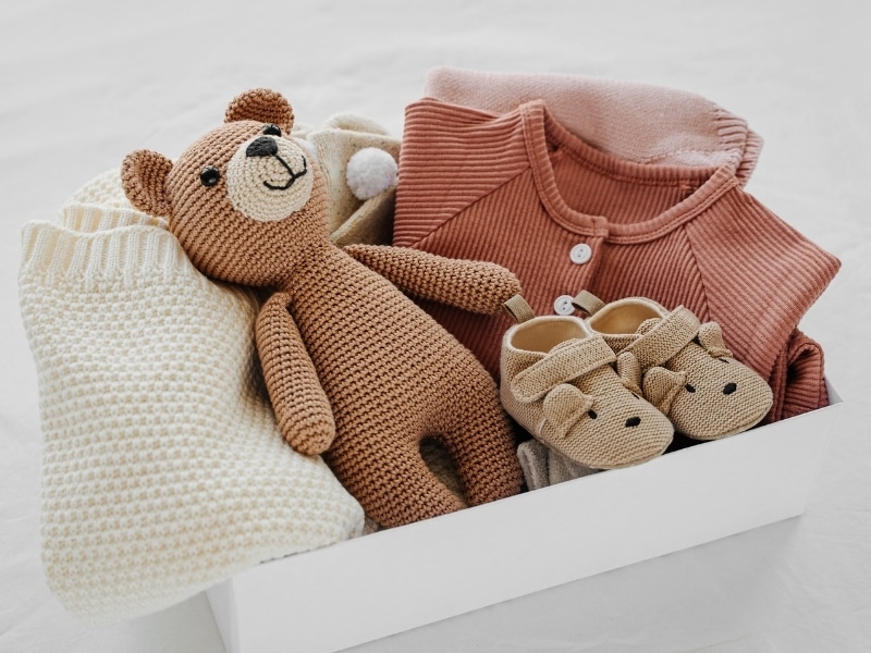 Baby Ausstattung nach der Geburt
