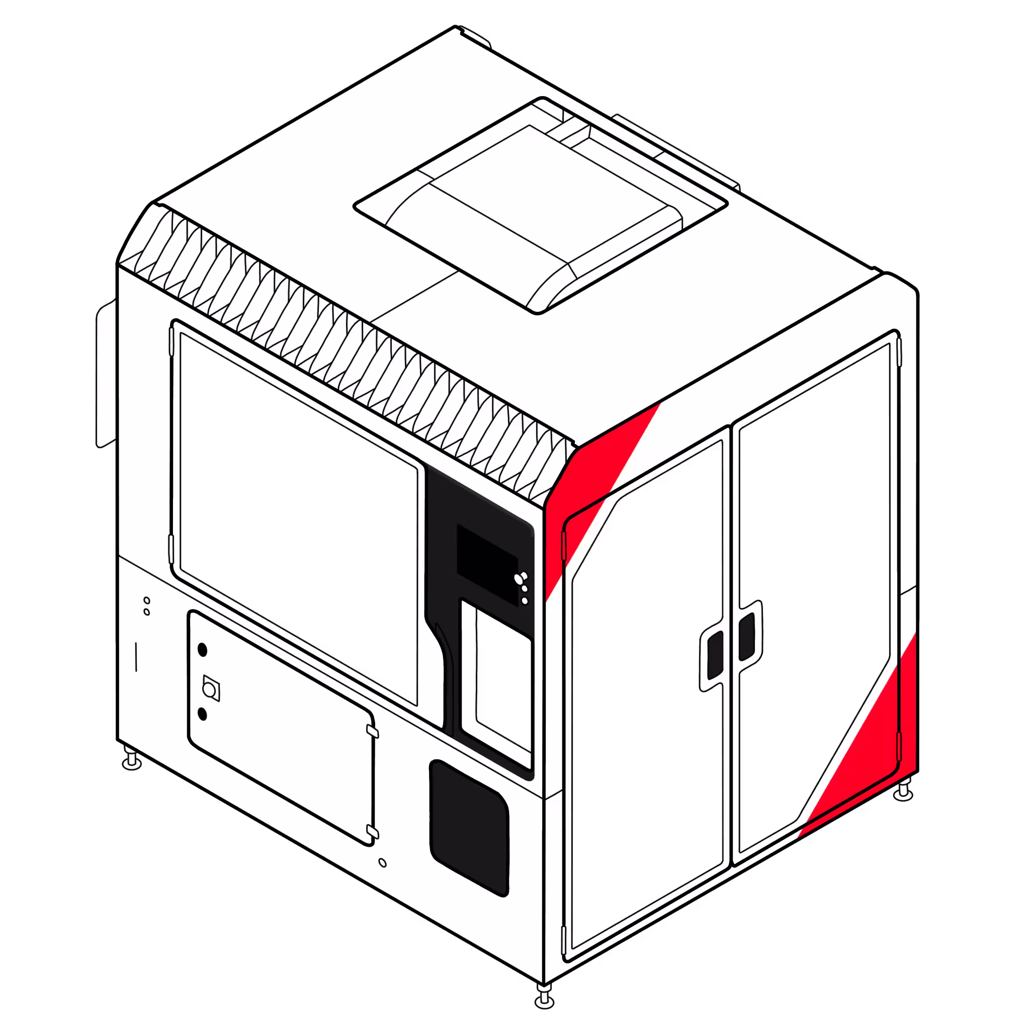 Machine XCell color illustration