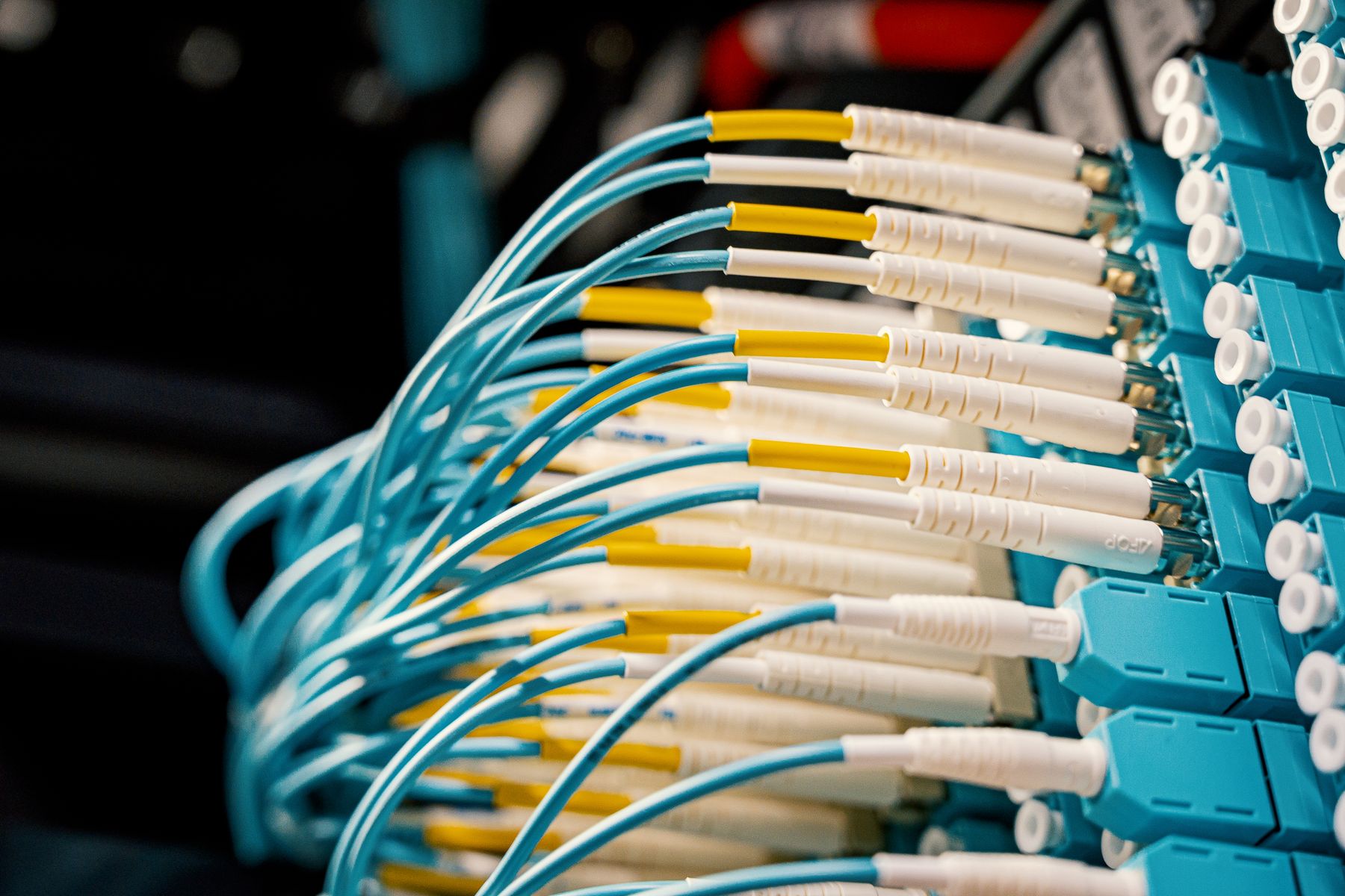 Sauber strukturierte Netzwerkinfrastruktur eines Managed Service Providers