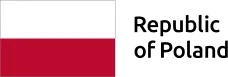 Flag with two horizontal stripes, white on top and red on the bottom.