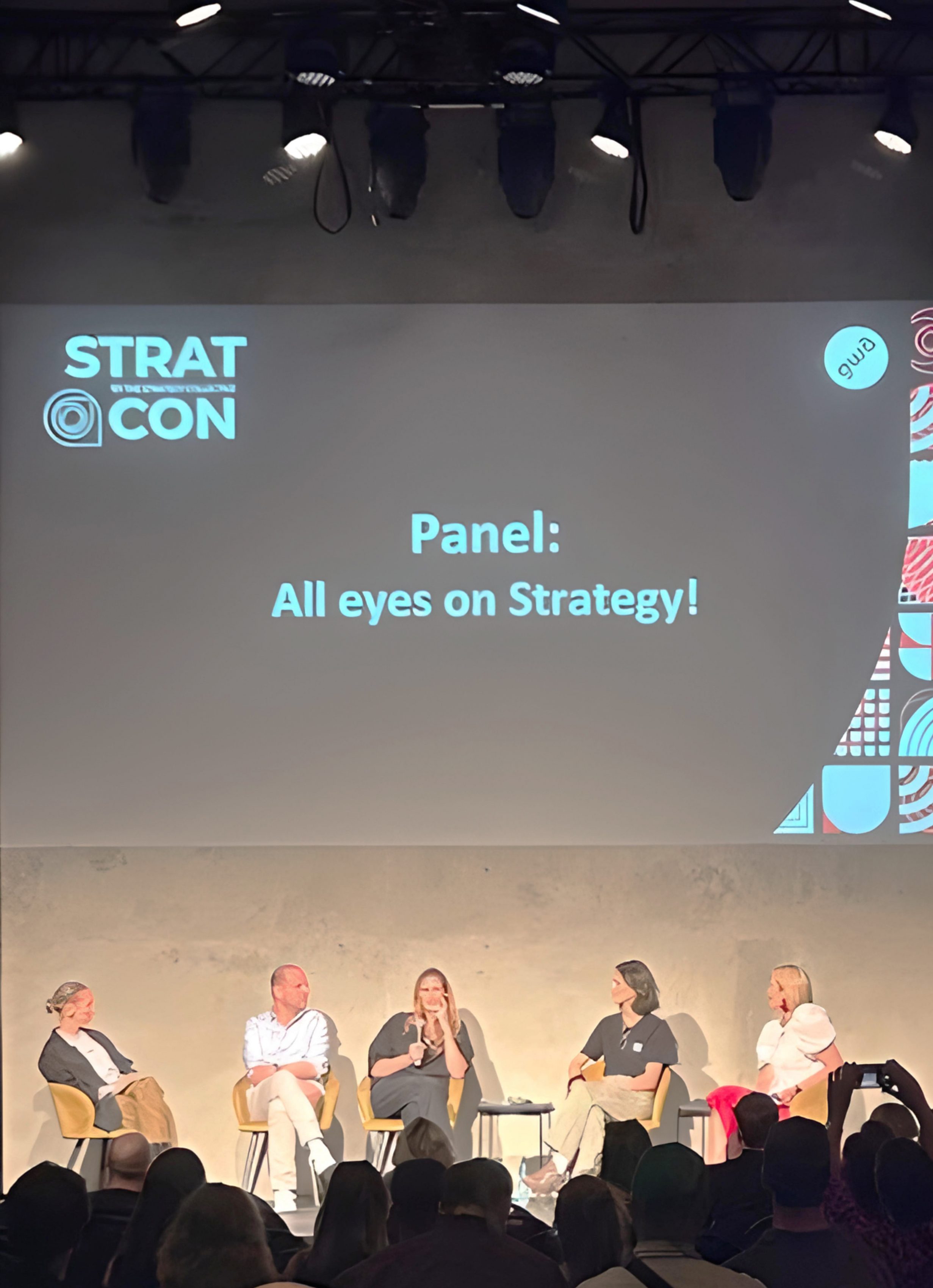Panel “All eyes on Strategy!” with five speakers at StratCon 2024