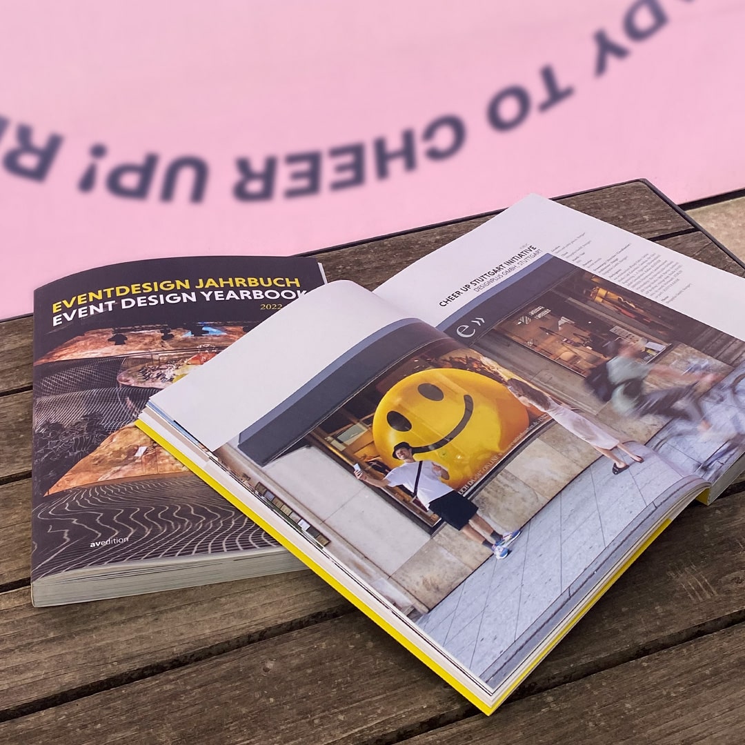 Our smiley in the Event Design Yearbook