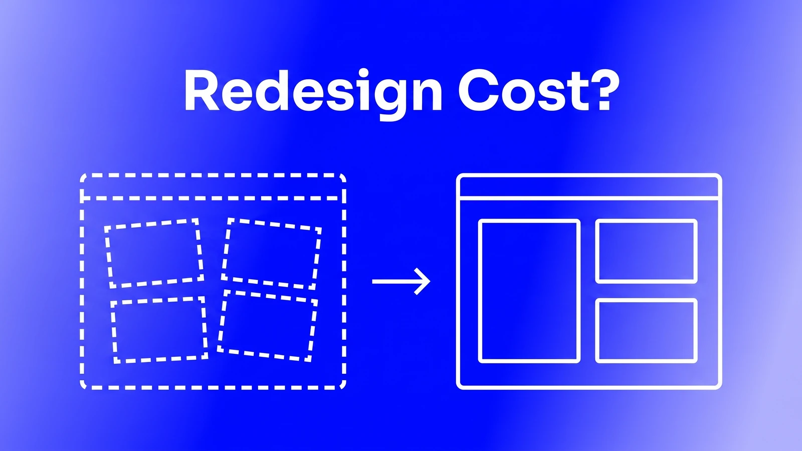 Website redesign services cost in India cover