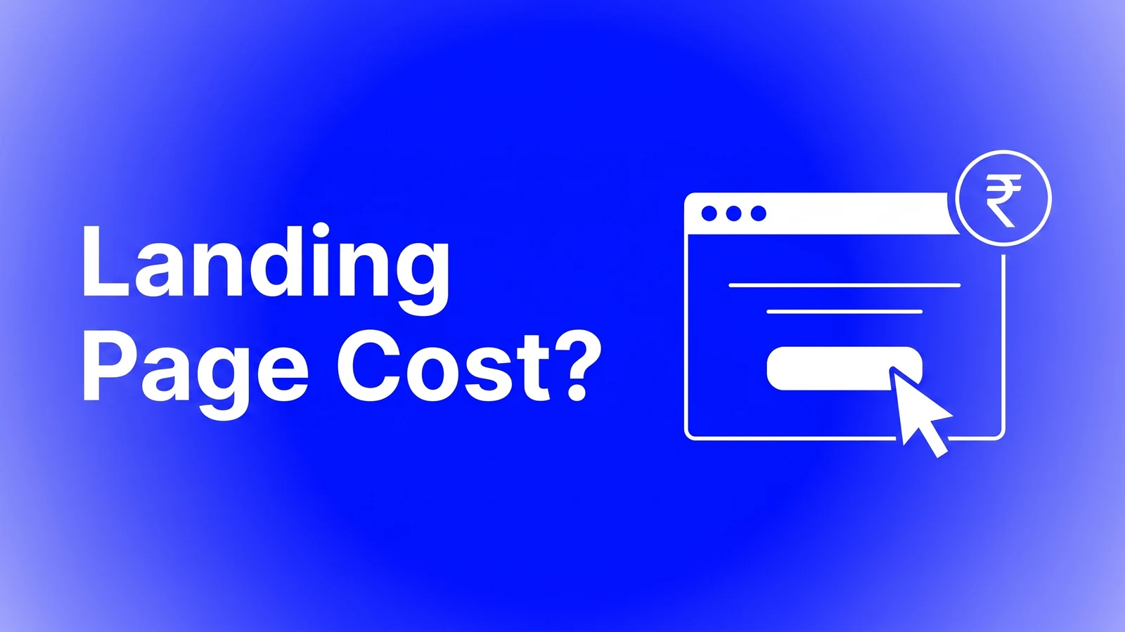 Website costs in india graphic