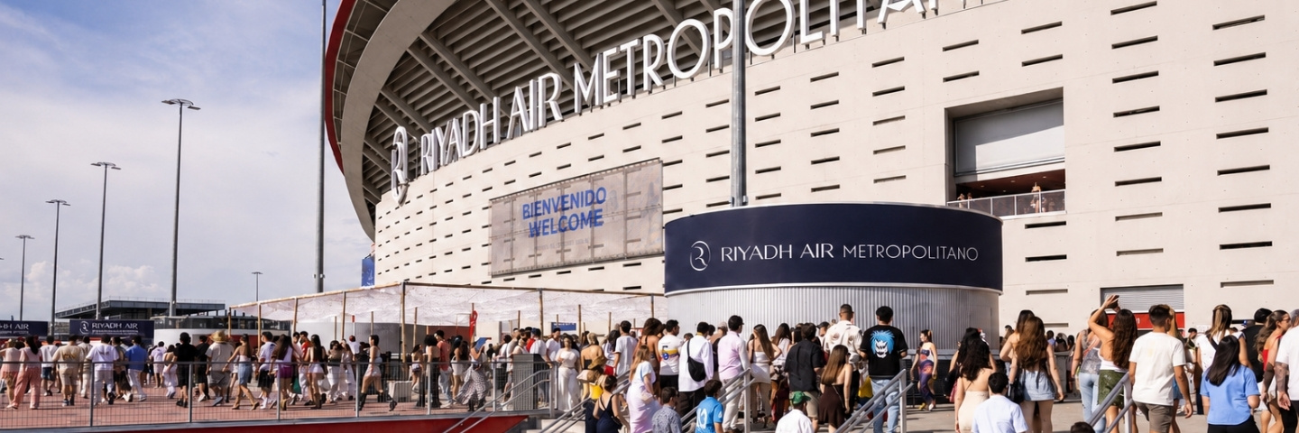 Vista aérea del Riyadh Air Metropolitano