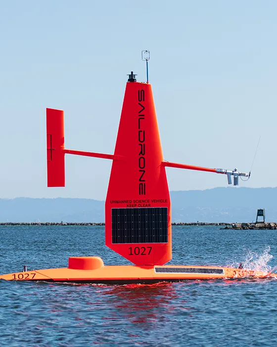 Saildrone Explorer with engine