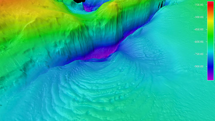 Mapping data of Amukta Canyon in the Bering Sea