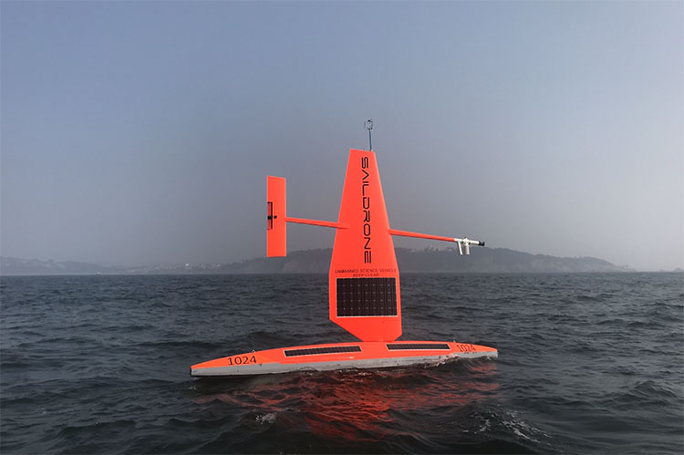 Saildrone ocean bathymetry