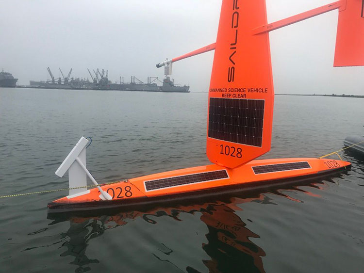 Saildrone with ROW sensor