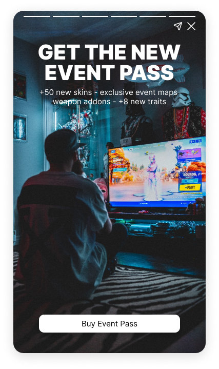A girl playing video games.