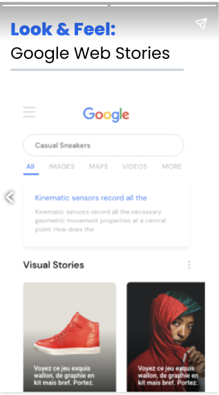 Google Web Story Example
