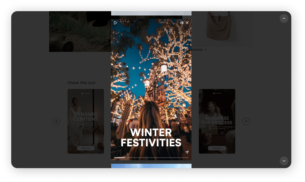A short representing the festive spirit