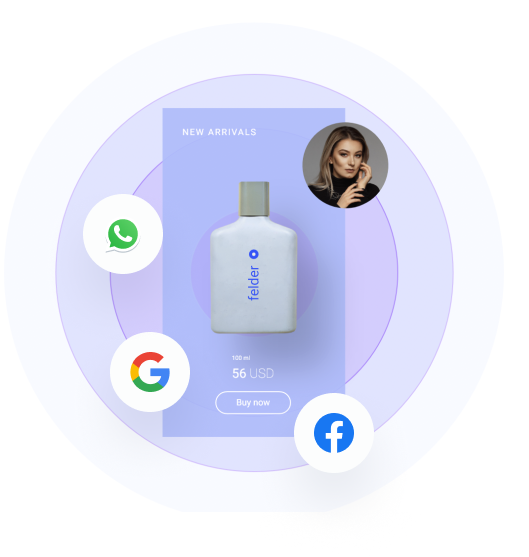 Shoppable stories distribution