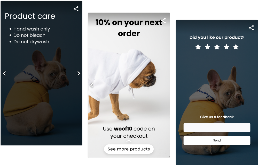 Communicate with your customers through stories