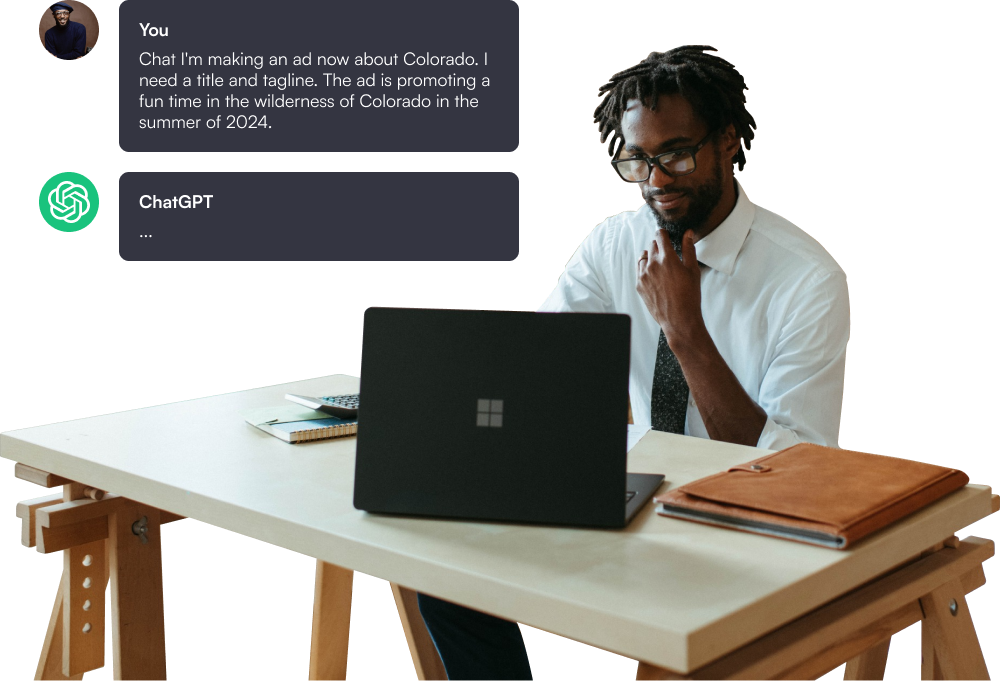 A person using AI.