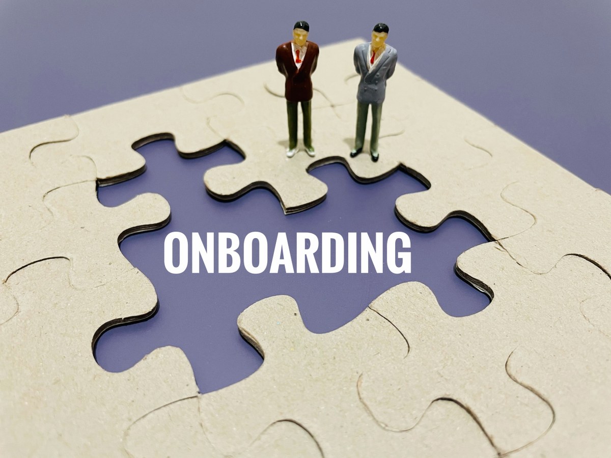 A visual representation of people tackling onboarding.
