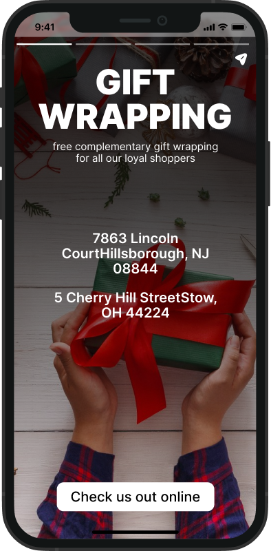 A person wrapping gifts for holidays.