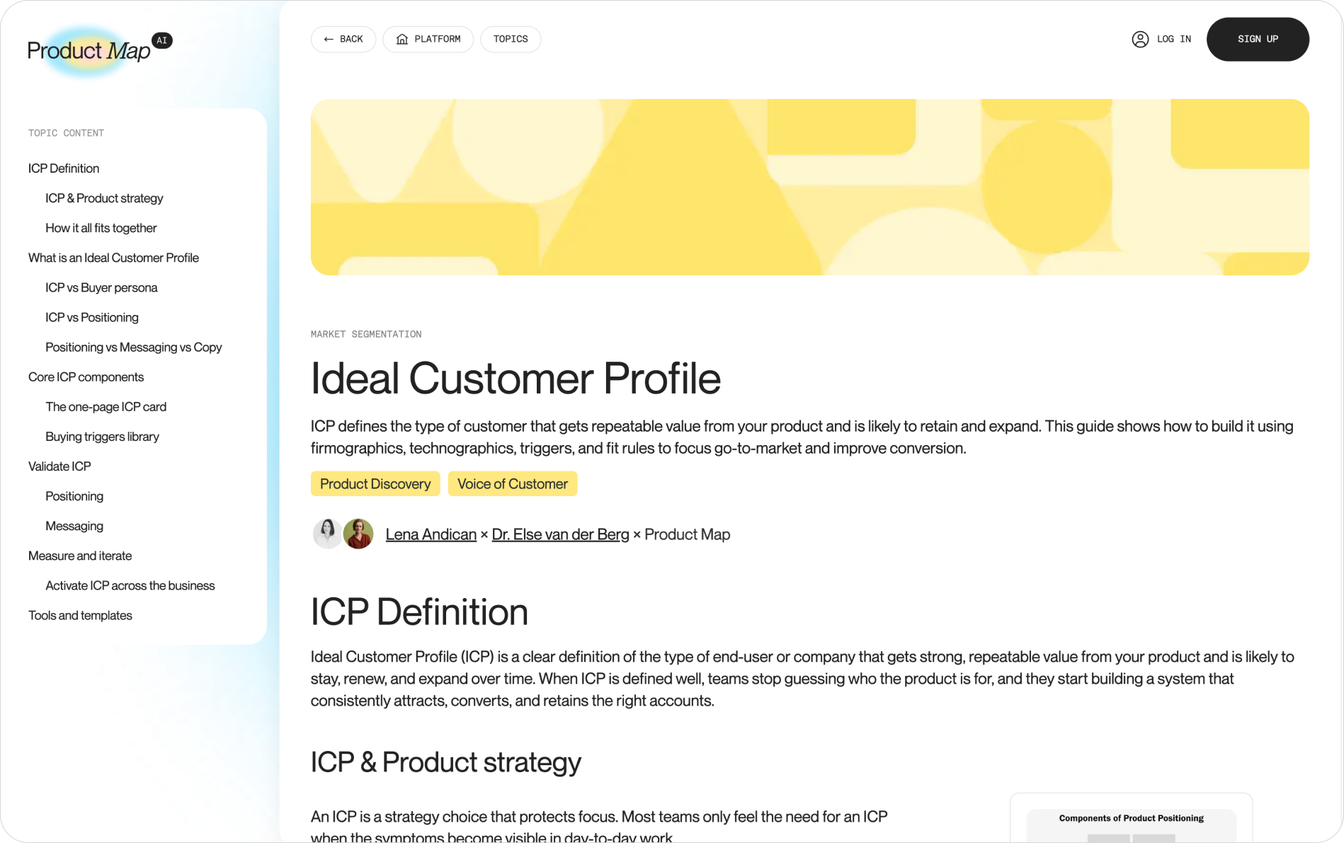 ICP guide on what an ideal customer profile describes and decides