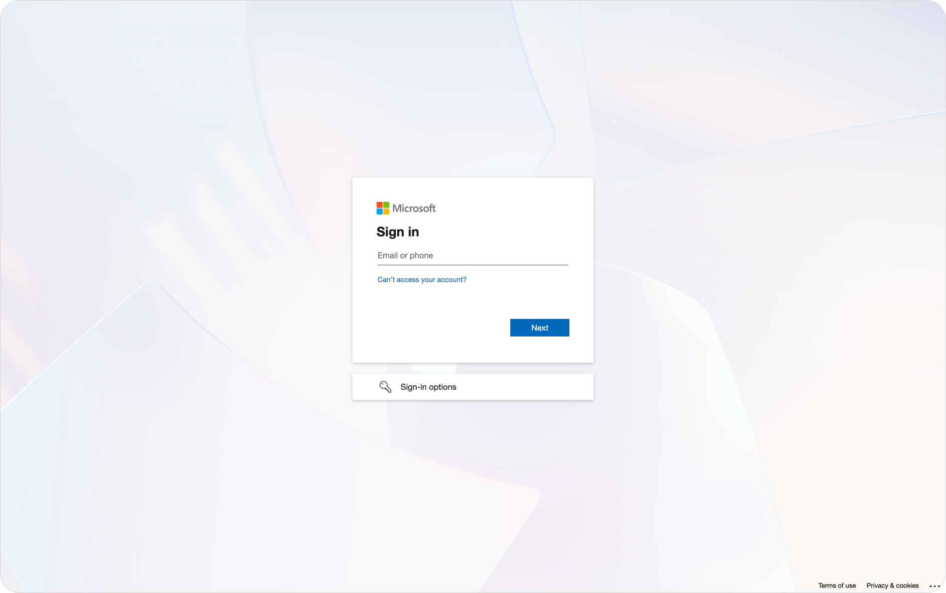 Microsoft's "Permissions requested" consent screen for Product Map AI, showing the sign-in screen for work account