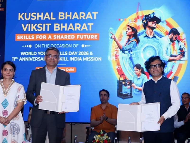 Photo of NSDC and BAIF sign an MoU to advance Outcomes-Based Financing in skilling, employment, entrepreneurship, and livelihoods.