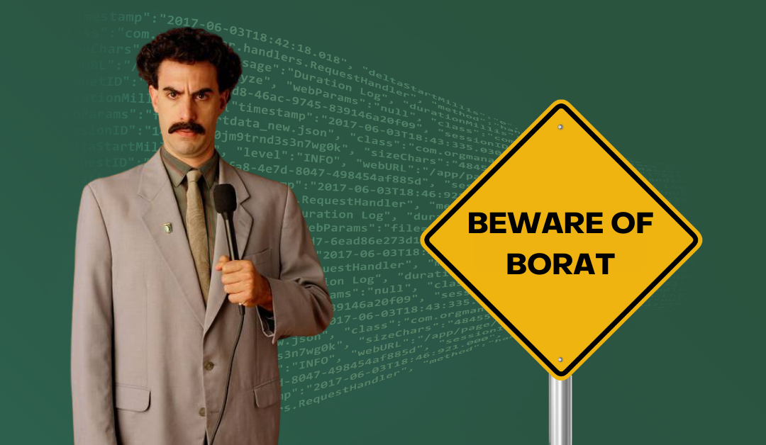 BEWARE OF BORAT