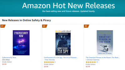 Cybersecurity NOW is an Amazon Best Seller!