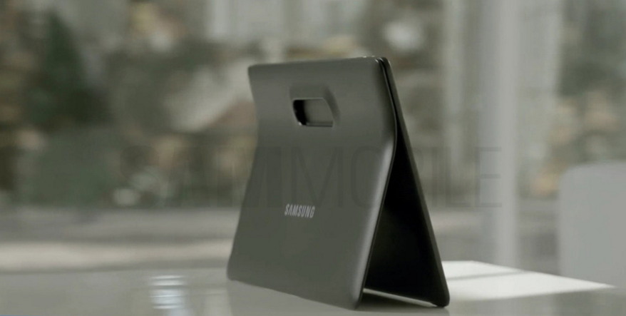 Samsung’s 18-inch tablet has an odd stand and handle