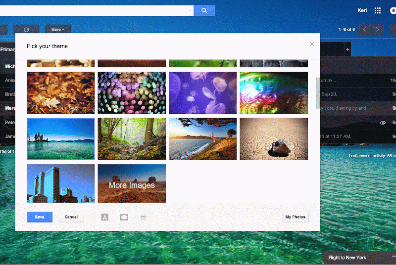 Gmail’s latest update will add wallpapers and emoji