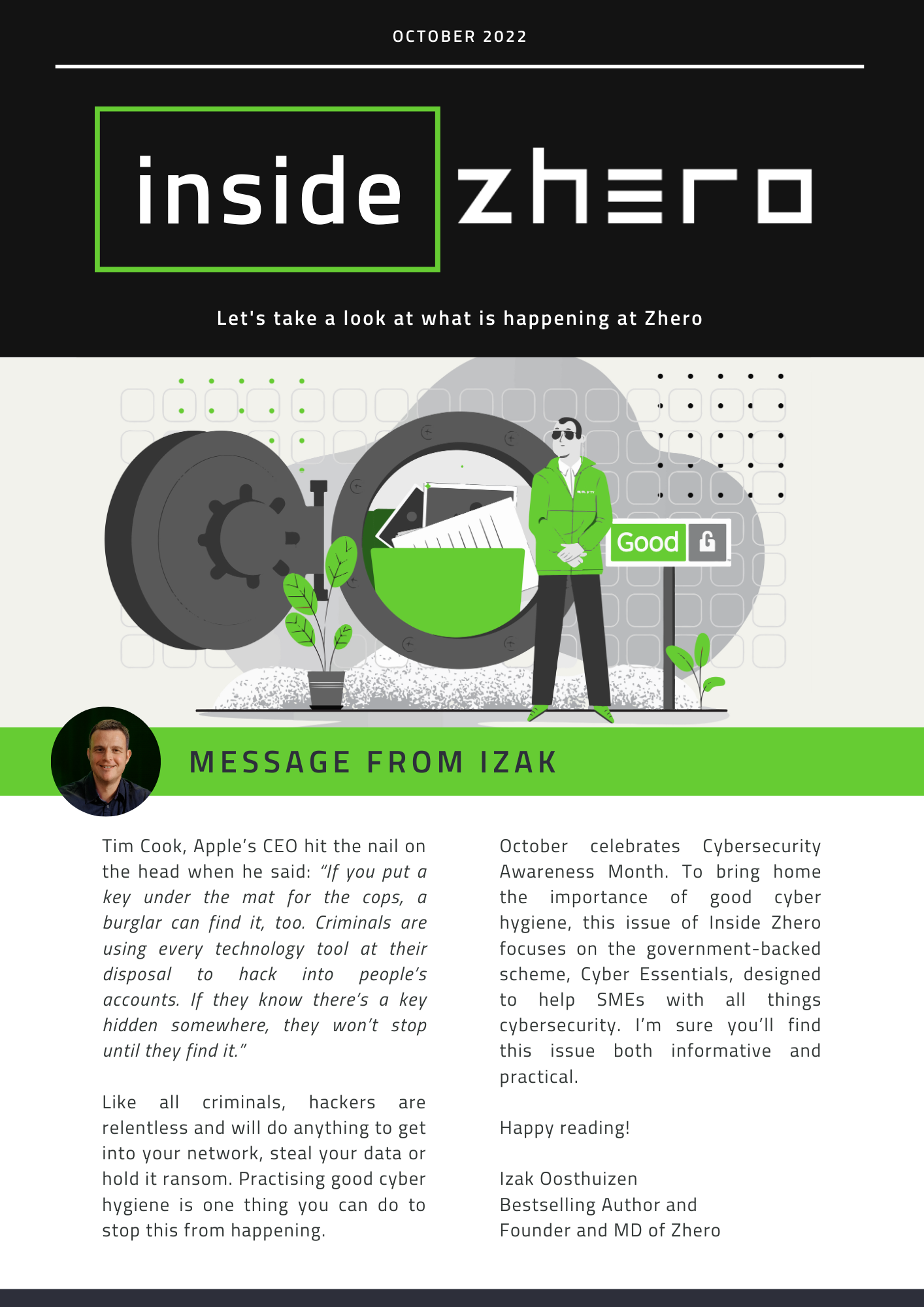 Inside Zhero – October