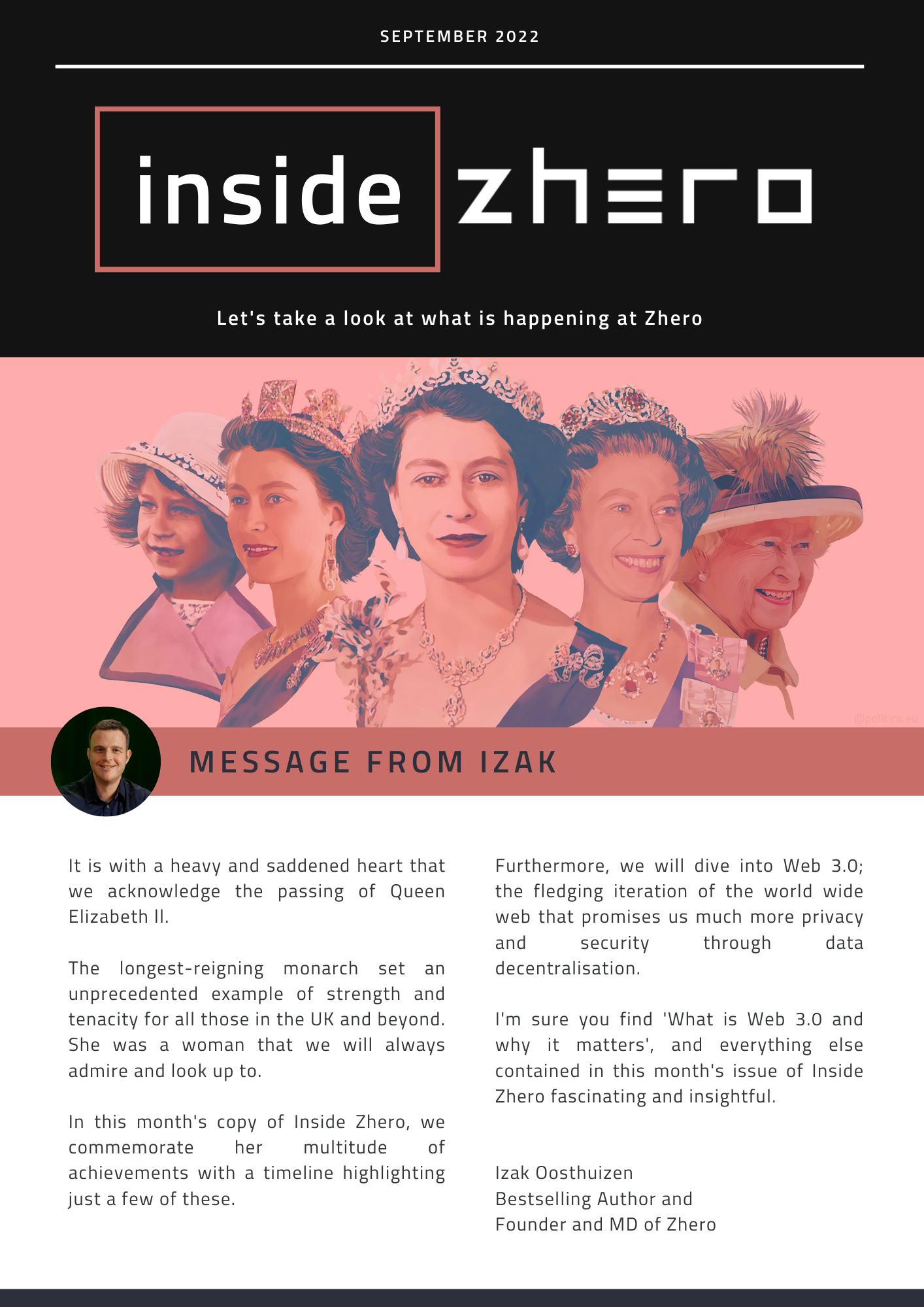 Inside Zhero – September