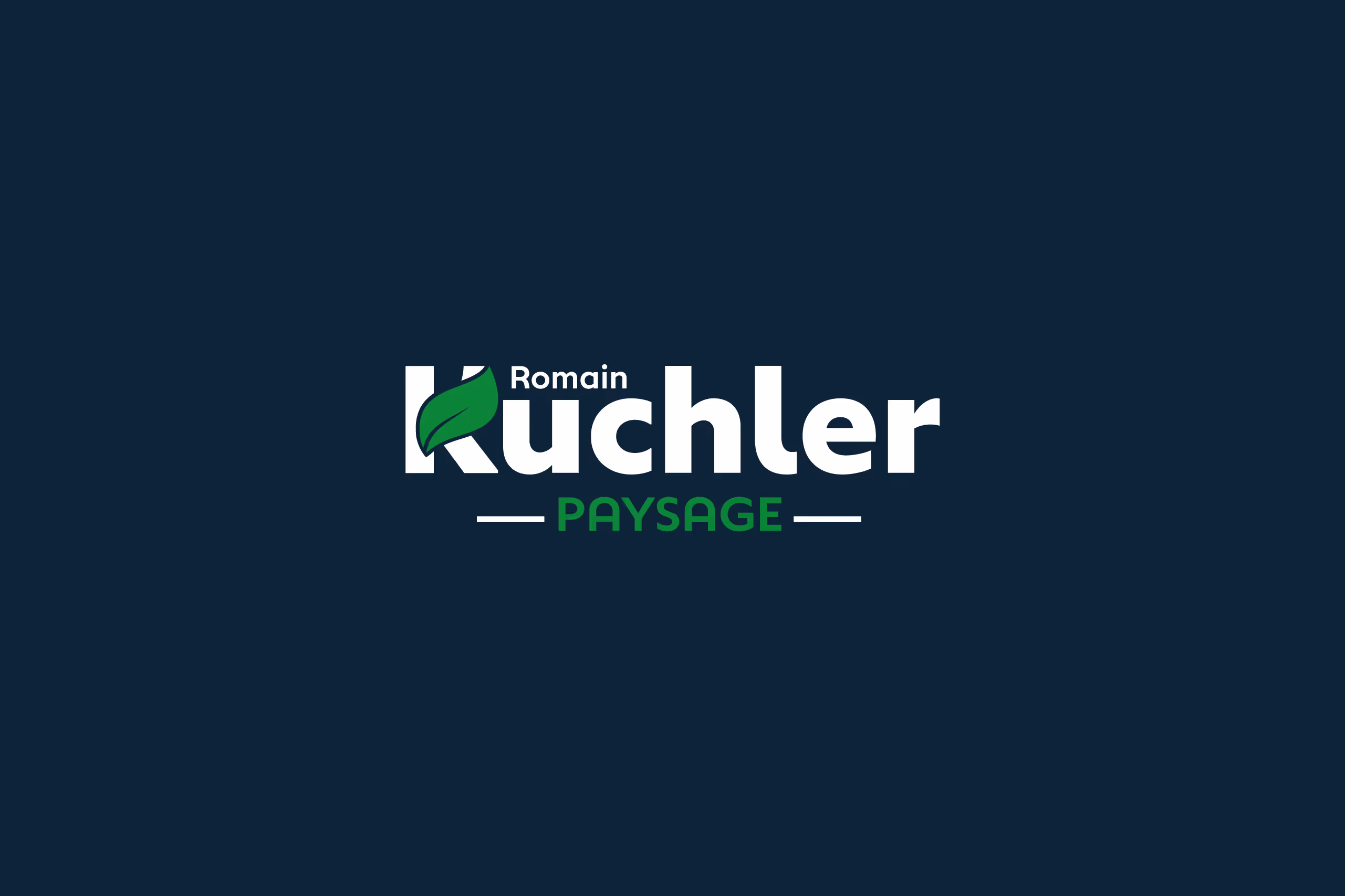 logo Kuchler blanc sur fond bleu