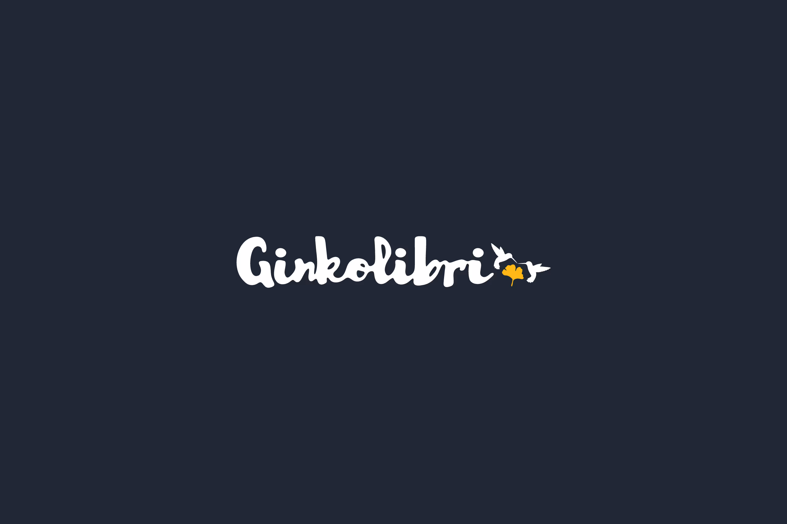 logo Ginkolibri blanc sur fond bleu