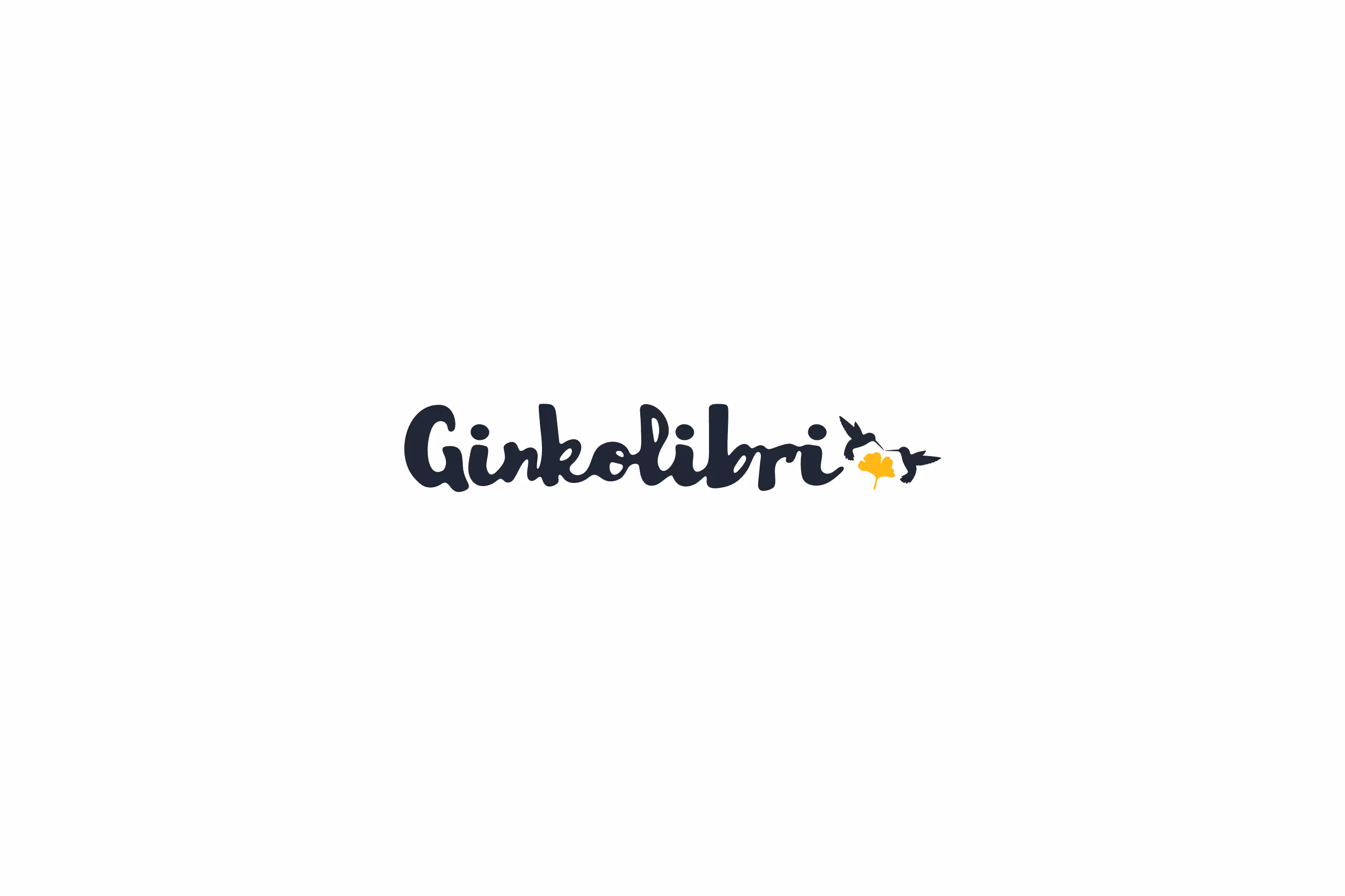 logo Ginkolibri noir sur fond blanc