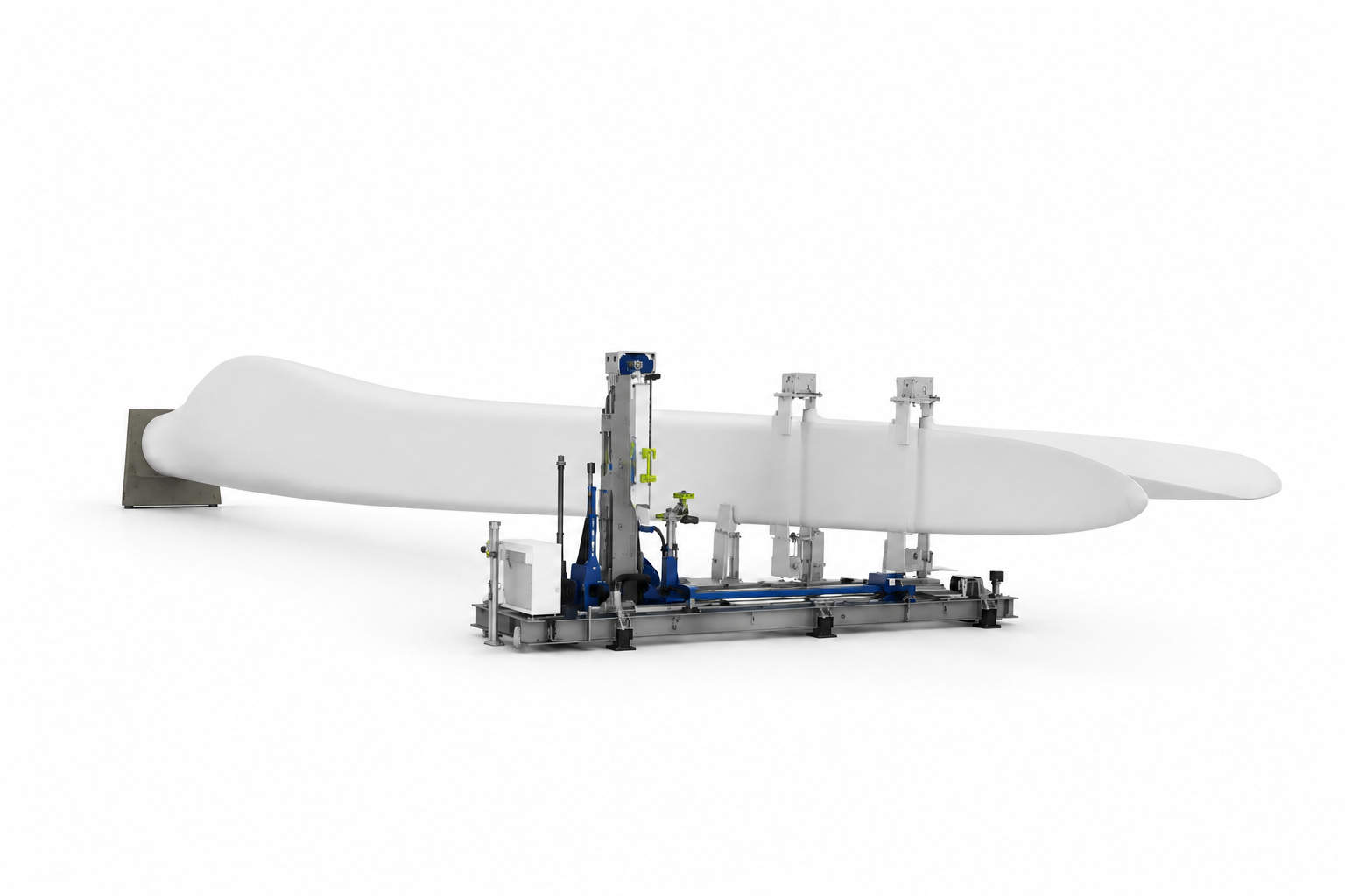 Siemens Energy blade deflection testing equipment developed by DIS Systems
